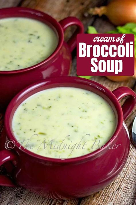 Warm up with the comforting goodness of our Cream of Broccoli Soup, a velvety blend of fresh broccoli, aromatic spices, and rich cream. This homemade soup recipe is a cozy winter soup recipe or serve it at your game day parties. Recipe For Cream Of Broccoli Soup, Best Cream Of Broccoli Soup Recipe, Broccoli Soup Recipes Easy, Easy Winter Soup Recipes, Easy Broccoli Soup, Creamy Broccoli Cheddar Soup, Bisque Soup Recipes, Broccoli Cheddar Soup Recipe, Creamy Broccoli Soup