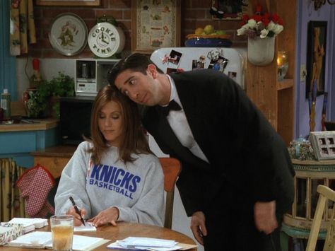 Friends The One Where, Rachel And Ross, Friends Best Moments, Ross And Rachel, Friends Scenes, Jenifer Aniston, David Schwimmer, Friends Cast, Ross Geller