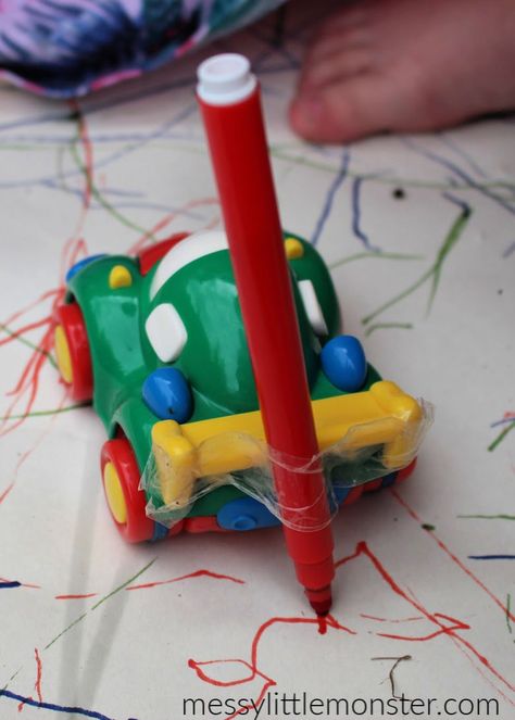 Bus Eyfs Activities, Car Sensory Activities, Mark Making Preschool Activities, Mark Making Eyfs Activities, Vehicles Eyfs Activities, Car Eyfs Activities, Taxi Activities For Preschool, Car Themed Preschool Activities, Road Study Preschool Activities