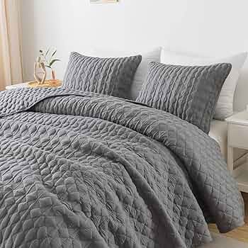 Quilt Bedding Sets, Quilted Blanket, Bass Lake, Comforter Bed, Coverlet Bedding, Grey Quilt, King Size Quilt, Summer 3, Bedroom Headboard