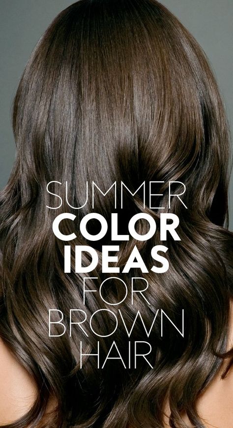 Brunette Colour Ideas, Hair Color 2023 Trends Women Brunette, Trending Brunette Hair Color 2023, One Hair Color Ideas For Brunettes, Best Hair Dye Colors For Brunettes, Brunette Summer Hair 2023 Highlights, Hair Trend Summer 2023, Hair Colour Trends 2023 Brunette, Haircolor Ideas For 2023 Summer