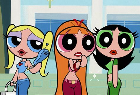 Famous Cartoon Duos, Powerpuff Girls Teenagers, Whatsapp Wallpaper Cute, Ppg And Rrb, Instagram Dp, Powerpuff Girl, The Powerpuff Girls, The Powerpuff, Puff Girl