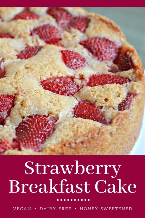 Strawberry Breakfast Cake, Healthy Strawberry Dessert, Fresh Strawberry Desserts, Frozen Strawberry Recipes, Strawberry Recipes Easy, Leftover Strawberries, Food Strawberry, Fresh Strawberry Recipes, Strawberry Breakfast