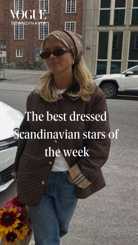 From week to week, our sartorial radar is scanning every fashion moment – from the red carpet to candid home snapshots – as served up by our region's top stars and style icons. Peruse those crowned 'best dressed' by Vogue Scandinavia below. Scandinavian Winter Outfits, Scandinavian Stars, Vogue Scandinavia, Star Of The Week, Matilda Djerf, Scandinavian Fashion, Perfect Coat, Best Dressed, Nordic Style