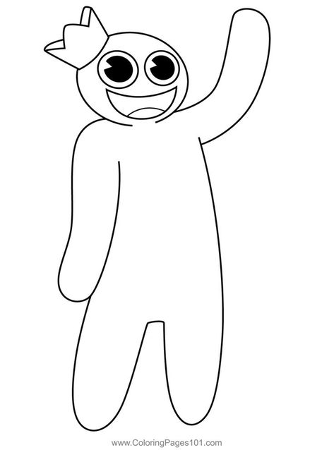 Blue Rainbow Friends Roblox Coloring Page Blue Rainbow Friends Drawing, How To Draw Blue From Rainbow Friends, Rainbow Friends Coloring Page, Blue From Rainbow Friends, Rainbow Friends Coloring, Roblox Coloring, Friends Coloring Pages, Super Coloring Pages, Rainbow Friend