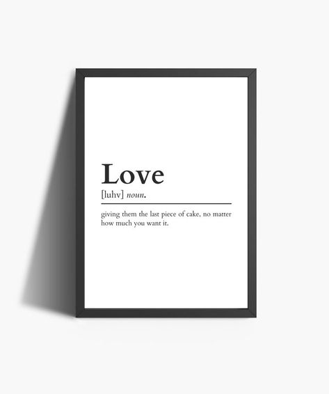 Love Definition Print | Bedroom Wall Decor | Love Quotes | Dictionary Style Definition Print | Printable Love Quotes | Funny Quotes Print Printable Love Quotes, Love Definition, Love Sayings, Bedroom Quotes, Style Definition, Definition Of Love, Dictionary Definitions, Print Bedroom, Love Quotes Funny