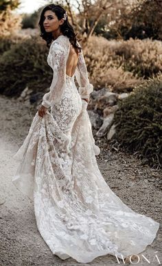 Tali Photography, Boho Wedding Dress With Sleeves, Wedding Dress With Sleeves, Photography Dress, Boho Bridal Gowns, Lace Wedding Dress With Sleeves, Wedding Dresses 2020, Fit And Flare Wedding Dress, Country Wedding Dresses