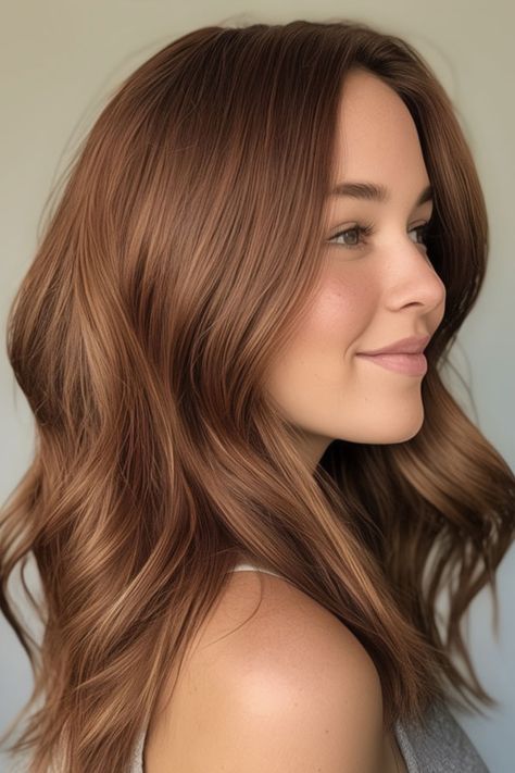 honey cinnamon hair color, autumn hair colour Short Cinnamon Hair, French Hair Color Trends, Maple Syrup Hair Color, Light Cinnamon Hair Color, Cinnamon Hair Colour, Cinnamon Colored Hair, Honey Cinnamon Hair, Autumn Palette Hair Color, Cool Toned Auburn Hair