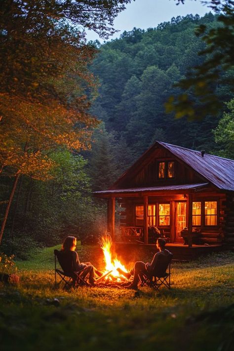 Reconnect with nature and each other in a cozy cabin nestled in the Smoky Mountains. Enjoy romantic nights by the fire, scenic hikes, and serene views, perfect for a couple's retreat. 🏞️🔥💑 #SmokyMountainsRomance #CouplesGetaway #NatureLovers Cozy Cabin Aesthetic Couple, Romantic Log Cabin, Honeymoon Cabin Romantic, Upstate New York Cabin, Woods Honeymoon, Smoky Mountain Aesthetic, Cozy Love Aesthetic, Cabin Couple Aesthetic, Cozy Places Aesthetic