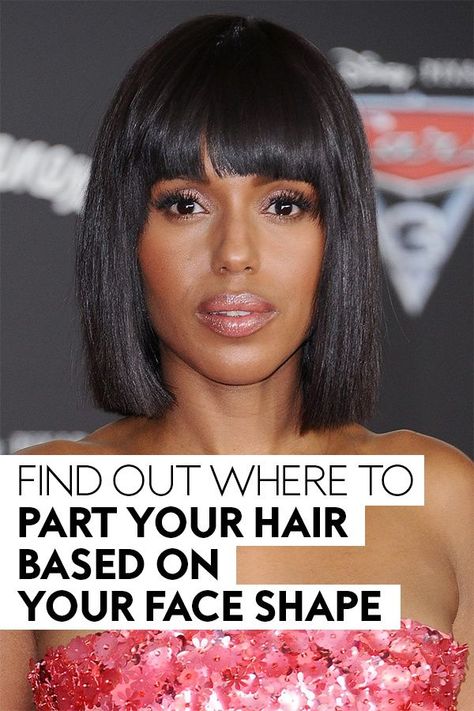 No Part Hair, How To Change Your Part In Your Hair, How To Change Your Hair Part, Different Ways To Part Your Hair, Widows Peak Hairstyles Women Part, Widow Peak Hairstyles Women, Deep Part Hairstyles, Middle Part Haircuts Women, Haircuts For Side Parts