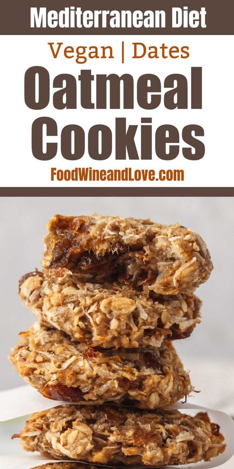 Vegan cookies that don't suck!! These healthy cookies are naturally sweetened too. Great recipe!This is a cookie recipe for someone who does not like a lot of ingredients.It is also for someone who likes healthier ingredients in their cookie.   Read more at: https://foodwineandlove.com/vegan-oatmeal-date-cookies/ Copyright © https://foodwineandlove.com Oatmeal Date Cookies, Healthy Vegan Oatmeal, Date Recipes Healthy, Healthy Cookie Recipe, Date Cookies, Healthy Cookie, Vegan Oatmeal, Healthy Food Guide, Healthy Cookie Recipes