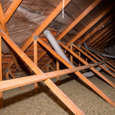 Finishing Attic Space On A Budget, Attic Ceiling Ideas, Stairs To Attic Conversion, How To Finish An Attic, Finished Attic Ideas, Wood Attic, Small Attic Spaces, Attic Truss, Attic Organization