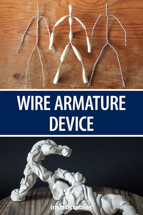 Armature Sculpture, Sculpting Tutorials, Wire Armature, Wire Art Sculpture, Clay Sculpting, Sculpture Techniques, Sculpture Art Clay, Paper Mache Sculpture, Polymer Clay Sculptures