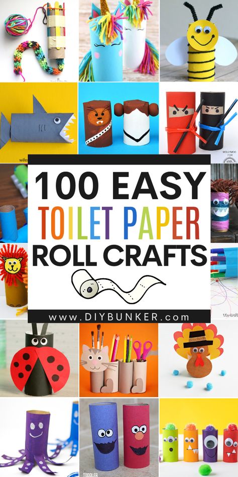 Paper Roll Crafts For Kids, Toilet Paper Roll Diy, Paper Roll Crafts Diy, Paper Towel Crafts, Kids Toilet, Toilet Roll Craft, Red Ted Art, Toilet Paper Crafts, Frog Crafts