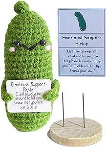 Emotional Support Pickle, Sales Ideas, Pickled Cucumber, Edc Gadgets, Birthday Gifts For Teens, Pickling Cucumbers, Girlfriend Birthday, Emotional Support, Positive Life