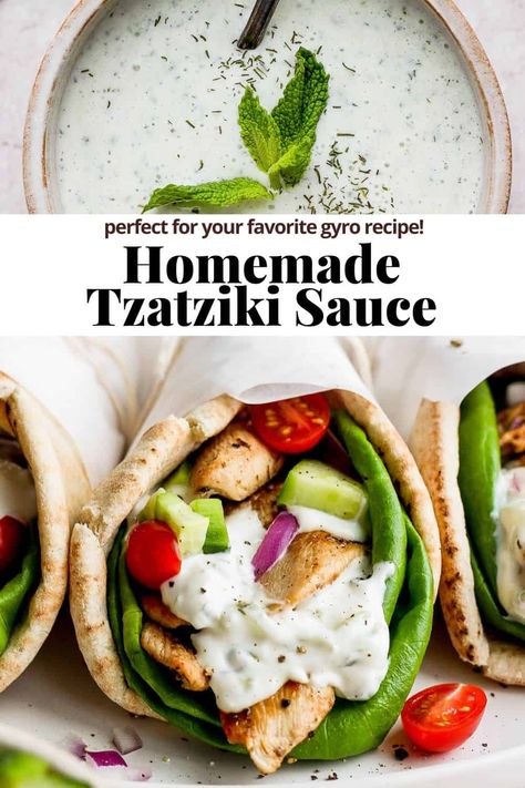 Tzatziki Sauce Traditional Tzatziki Sauce Recipe, Tetzikki Sauce Recipe, Home Made Tzatziki Sauce, Tezikki Sauce, Greek Taziki Sauce Recipe, Tizekki Sauce, Easy Taziki Sauce, Cava Tzatziki, Tziki Sauce Recipe