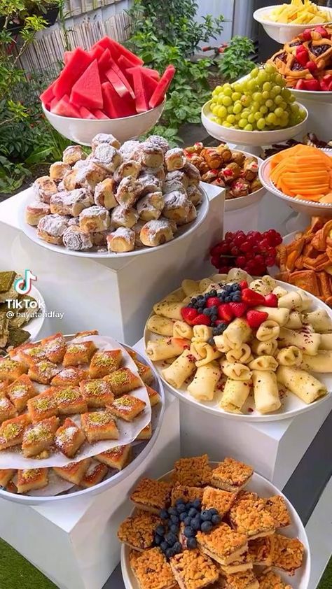 Amazing Party Inspiration [Video] in 2022 | Food displays, Buffet food, Catering food Birthday Snacks Table, Party Snacks Videos, Food Buffet Ideas Party, Food Setup For Party Display, Party Food Platters Buffet, Easy Buffet Food Ideas, Food Buffet Table Ideas Decor, Snack Table Wedding, Party Food Setup Display