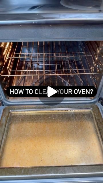 Oven Racks Cleaning Hacks, Best Way To Clean Oven, Cleaning An Oven, Bathroom Shelving Ideas, How To Clean Oven, Cleaning Window Tracks, Clean Your Oven, Cleaning Oven, Clean Stove