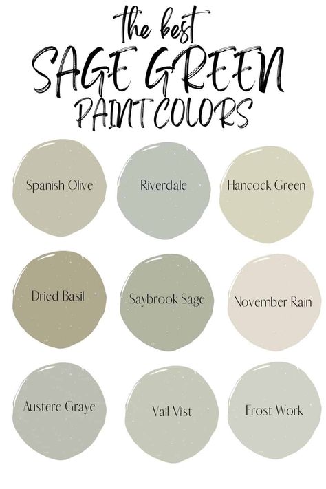 Light Sage Green Interior Doors, Greige Green Paint Colors, Sage Greige Paint, Sage Paint Color Kitchen, Grey With A Hint Of Green Paint, Wall Color For Sage Green Cabinets, Light Sage Wall Color, Faint Green Paint, Grey Sage Paint Color