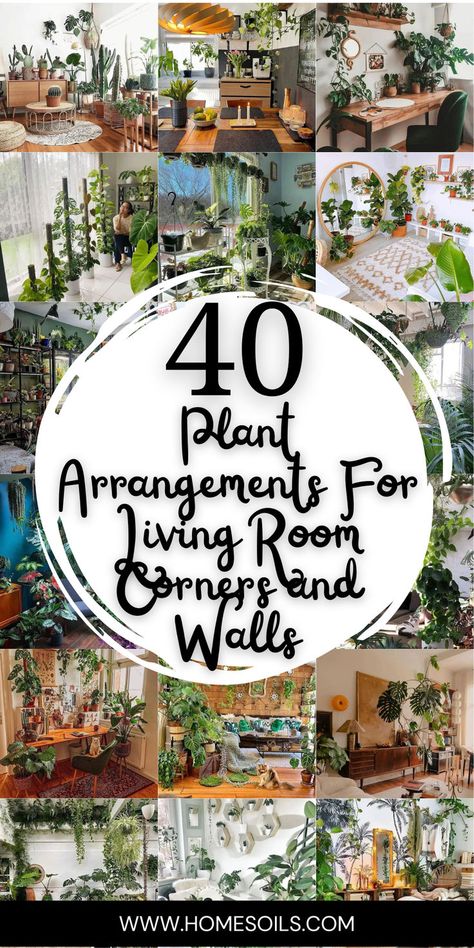 Interior Plants Decoration, Living Room Corners, Indoor Plants Decor Living Room, Living Room Plants Decor, Plant Decor Ideas, Indoor Plants Decor, Indoor Plant Display, Plant Display Ideas, Plant Arrangements