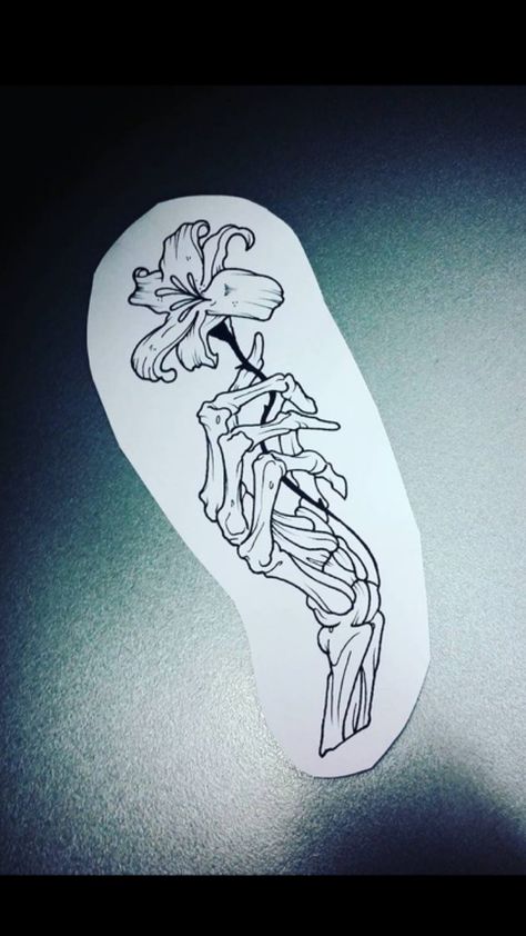 This is it, love the lily Spiritual Tattoo, Tier Tattoo, Kunst Tattoos, Hawaiian Tattoo, Art Making, Desenho Tattoo, Trendy Flowers, Skeleton Hand, Nature Tattoos