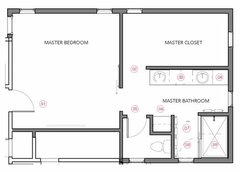 Master Bed Ensuite Layout, Open Plan Master Suite Layout, 2nd Master Suite, Small Walkin Closet Layout Floor Plans, Master Bath Closet Combo Layout Modern, Bedroom Floor Plans With Walk In Closet, 20x30 Master Suite Layout, Master Closet In Bathroom Layout, In Suite Bathroom Master Bath