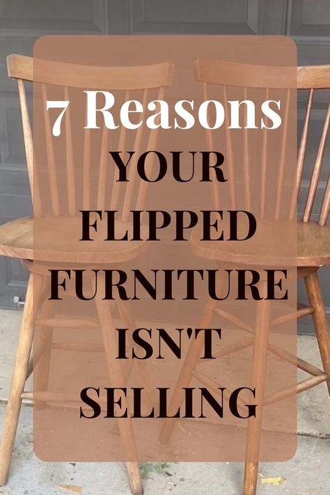 It can be a flipper's biggest hassle. You spend hours - sometimes days - pouring your heart, soul, and literal sweat (and maybe tears!) into a flip. You FINALLY finish and can’t wait to post your final product! You just know it’s going to FLY off the market. Right?? Check out my latest blog for seven important questions to ask yourself about why your flipped furniture might not be selling. Before And After Upcycled Furniture, White Furniture With Black Hardware, Wood Furniture Before And After, Where To Sell Flipped Furniture, Best Furniture To Flip For Profit, Wood Furniture Upcycle, Furniture That Sells, Diy Flip Furniture, Diy Flipping Furniture