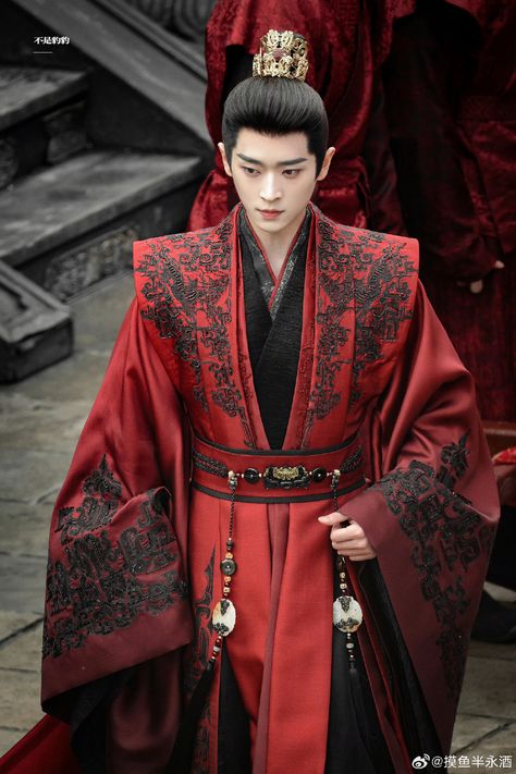 Ryan Cheng, Chinese Men's Clothing, Royalty Clothing, Hanfu Male, Hanfu Men, Chinese Man, Dress Aesthetic, Chinese Clothing, Asian Outfits