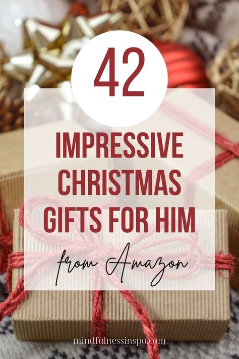 42 impressive Christmas gifts for him from Amazon Bf Anniversary Gifts For Him Diy, Christmas Presents For Husband Unique Gifts, Best Christmas Gifts For Him, What To Buy Boyfriend For Christmas, Xmas Ideas For Boyfriend, Fiance Christmas Gifts, Boyfriend First Christmas Present, Homemade Christmas Gifts For Boyfriend Creative, First Christmas Dating Gifts