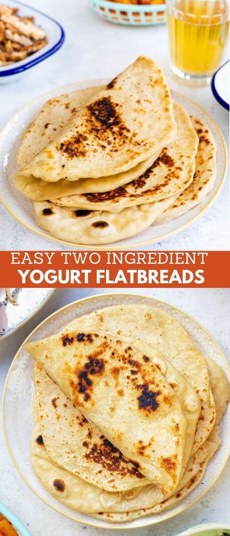 Pita Bread Recipe With Yogurt, Greek Yogurt Flat Bread, Low Cal Pita Bread, Yogurt Pastry Recipe, Greek Yogurt Wraps, Greek Yogurt Flatbread Recipe, Gluten Free Greek Yogurt Bread, Greek Yogurt Crepes, 0% Greek Yogurt Recipes