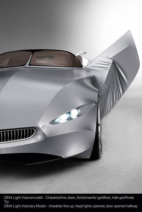 http://www.carscoops.com/2008/06/bmw-gina-light-visionary-image-update.html Model Concept, Bmw Concept, Bmw Performance, Bmw Classic Cars, New Sports Cars, Bmw Classic, Transportation Design, Bmw Cars, Automotive Design