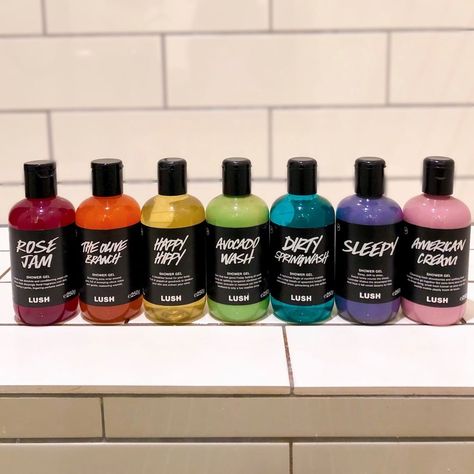 LUSH Leeds Spa on Instagram: “Sing in the shower with our range of shower gels 😍 pick a colour to match your mood! 🌈 Which one is your favourite? 🚿🍓 #LushLeedsSpa #Lush…” Lush Shower Gel, Natural Hair Treatments, Lush Products, Lush Cosmetics, Gel Set, Organic Cosmetics, Natural Moisturizer, The Shower, Roots Hair