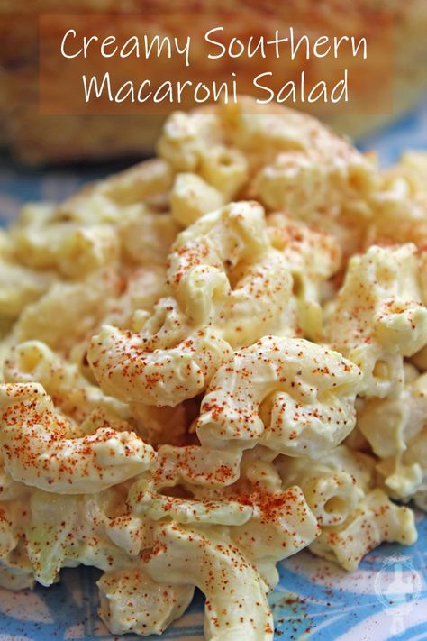 Macaroni Salad Southern, Southern Macaroni Salad, Homemade Macaroni Salad, Easy Macaroni Salad, Classic Macaroni Salad, Cold Pasta Salad Recipes, Best Macaroni Salad, Easy Macaroni, Mac Salad