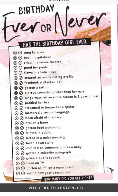 25th Birthday Sleepover Ideas, 16 Birthday Activities, Sweet Sixteen Game Ideas, 18th Birthday Activities Ideas, 18th Birthday Sleepover Ideas, Birthday Activity Ideas For Teens, Sweet Sixteen Party Ideas Themes, Sweet 16 Party Activities, 18th Birthday Party Ideas Activities