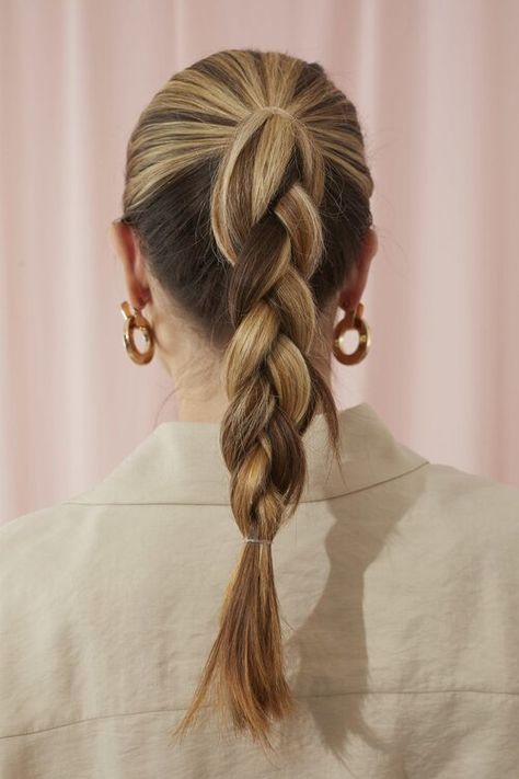 Plaited Ponytail, Hairstyle Diy, Hair Editorial, Chic Ponytail, Ponytail Braid, Retro Nails, Simple Ponytails, Effortless Hairstyles, Low Ponytail