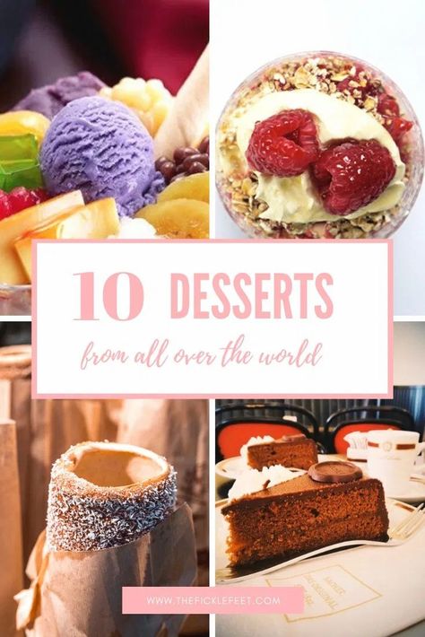 Desserts From Around The World, Food From Different Countries, Desserts Around The World, Fancy Desserts Recipes, Famous Desserts, International Desserts, The Best Desserts, Around The World Food, Best Desserts