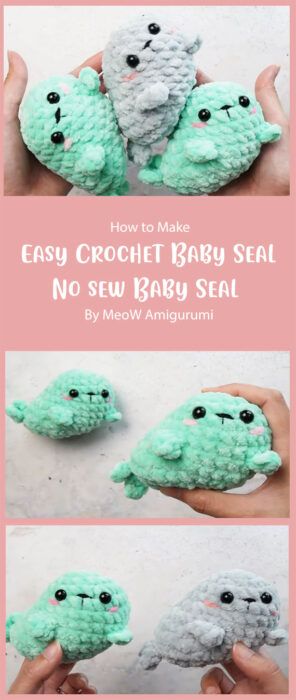 Crochet No Sew Plush, Diy Crochet Stuffed Animals Easy, No Sew Crochet Elephant, Free Kirby Crochet Pattern, No Sew Mini Amigurumi, Easy No Sew Crochet Patterns, Quick And Easy Crochet Patterns Free, Crochet Market Ideas To Sell, Plushie Crochet Ideas