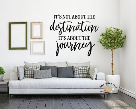 Vinyl Wall Decals Living Room, Office Reception Area Design, Living Room Quotes, Inspirational Wall Decals, Living Room Family, Vinyl Wall Quotes, Quote Decals, Beautiful Quote, Wall Quotes Decals