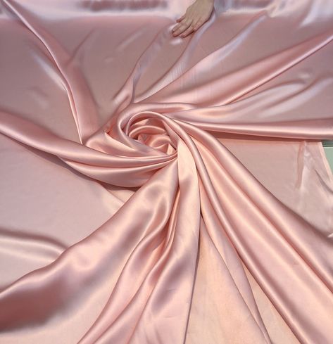 Baby Pink Silk, Pink Academia, Gowns Short, Rose Gold Aesthetic, Gold Aesthetic, Princess Aesthetic, Beautiful Drapes, Silk Charmeuse, Pink Princess