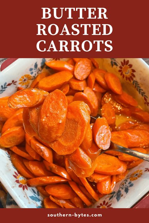 Carrots Baked In Oven, Cook Carrots In Oven, Butter Poached Carrots, Buttered Carrots Stovetop, Bake Carrots Oven, Buttered Carrots Recipe, Roast Carrots Oven, Baked Carrots Oven, Cooked Carrots Recipe Stove Top