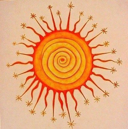 Sun Drawing, Hippie Aesthetic, Orange Aesthetic, Hippie Art, Funky Art, Art Plastique, Wall Collage, Aesthetic Art, Art Inspo