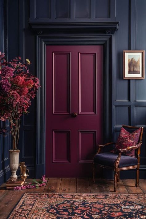 British Interior, Dark Home Decor, Dark Home, Paint Colors For Home, Dream House Decor, Wall Color, Dream Home Design, My Dream Home, Future House