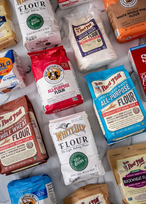 What We Cook With: Our Favorite Brands of Flour Science Of Baking, High Protein Flour, Healthy Flour, Healthy Brands, Whole Grain Flour, Flour Alternatives, How To Make Biscuits, No Flour Cookies, Types Of Flour