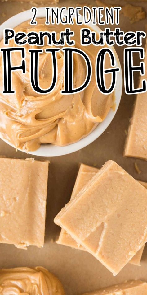 2 Ingredient Peanut Butter Microwave Fudge Recipe. With just peanut butter and store-bought vanilla frosting, you can whip up a batch. 2 Ingredient Peanut Butter Fudge Recipe, Easy Peanut Butter Fudge Recipe, Microwave Fudge Recipe, Peanut Butter Fudge Recipes Easy, Easy Peanut Butter Fudge, Microwave Peanut Butter Fudge, Easy Microwave Fudge, 2 Ingredient Fudge, Fudge Dessert