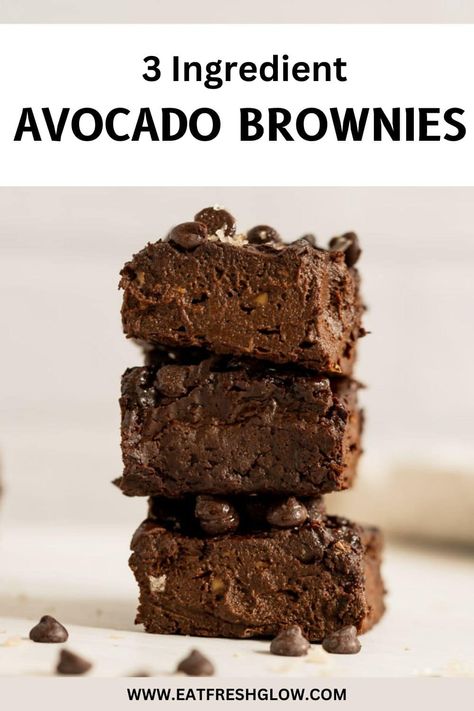 Satisfy your sweet cravings guilt-free with our easy fudgy 3-ingredient avocado brownies – a wholesome twist on traditional favorites. Enjoy healthy brownies with the perfect blend of flavors and simple ingredients in every bite.