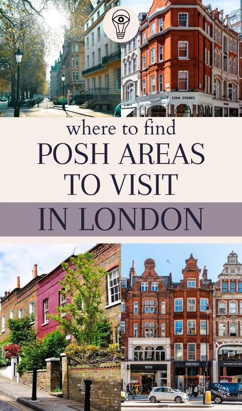 7 Posh Areas in London to Walk Around - The Working Line What To See In London, London What To See, Where To Stay In London, Traveling To London, What To Do In London, Places To Visit In London, London Neighborhoods, Uk Trip, Travel Guide London