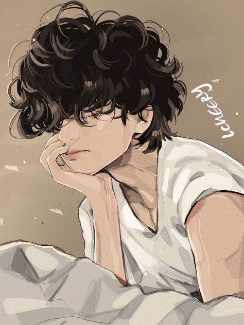 Boy Hair Drawing, Anime Hairstyles Male, Castlevania Wallpaper, Curly Hair Drawing, Comic Book Art Style, Boy Drawing, Boys With Curly Hair, Anime Hair, Guy Drawing