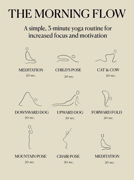 Morning Flow, Morning Yoga Flow, Morning Yoga Routine, Art Design Ideas, Trening Fitness, Wall Art Ideas, Self Care Bullet Journal, Yoga And Meditation, Relaxing Yoga