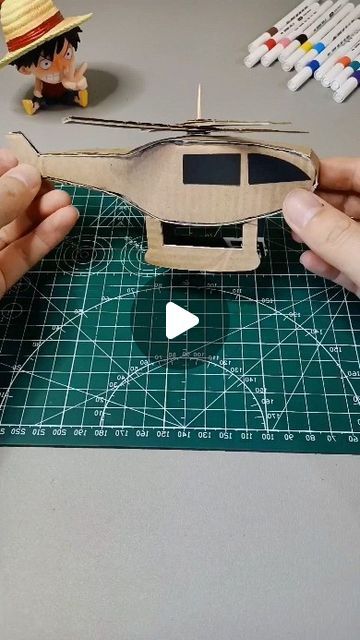 paper crafts creator on Instagram: "Don’t throw away the express cartons. Let’s make a helicopter with your children. It’s simple and fun. #parentchild #handicraft #kindergarten #handicraft #handmade #diy #homemade #toy  paper craft  ideas" Paper Helicopter Craft, Cardboard Helicopter, Diy Toys For Toddlers, Homemade Toys For Kids, Helicopter Craft, Paper Helicopter, Zoo Zoo, Paper Craft Ideas, Homemade Toys