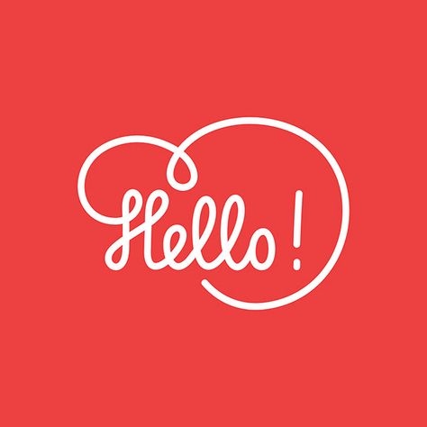 Hello! Hello Typography, Hello Illustration, Hello Logo, Hello Design, Premium Design, Graphic Design Illustration, Cool Words, Illustration Design, Typography